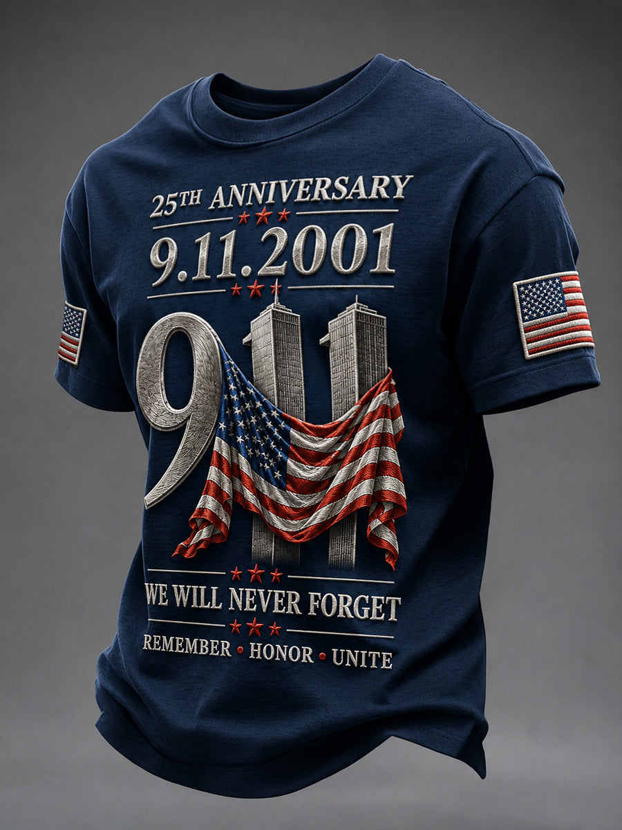 Men's America Printed T-shirt