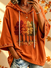 Women’s Fall Printed Hoodie