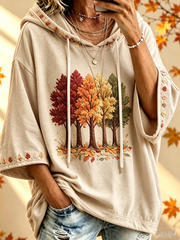 Women’s Fall Printed Hoodie
