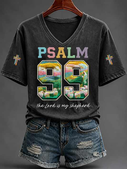 Women's The Lord Is My Shepherd Short-sleeved T-shirt