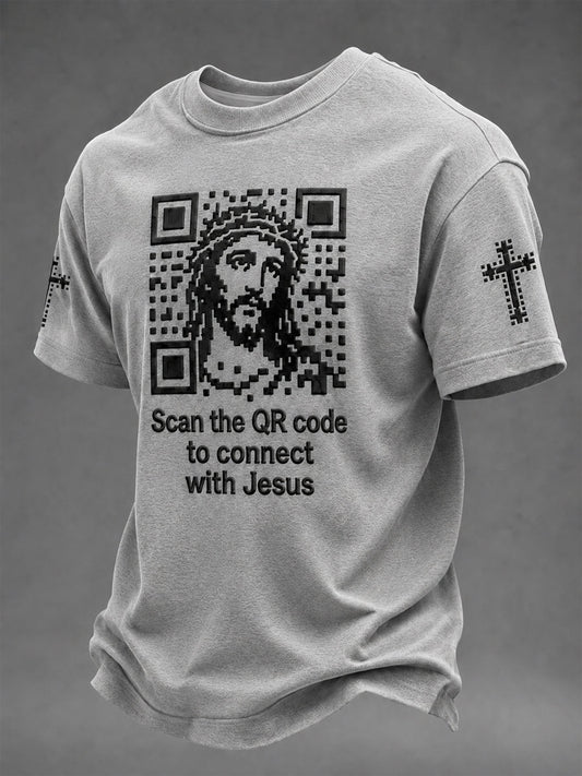 Men's JESUS Printed T-shirt