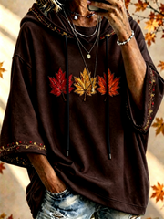 Women’s Fall Trees Fall Leaves Printed  Hoodie