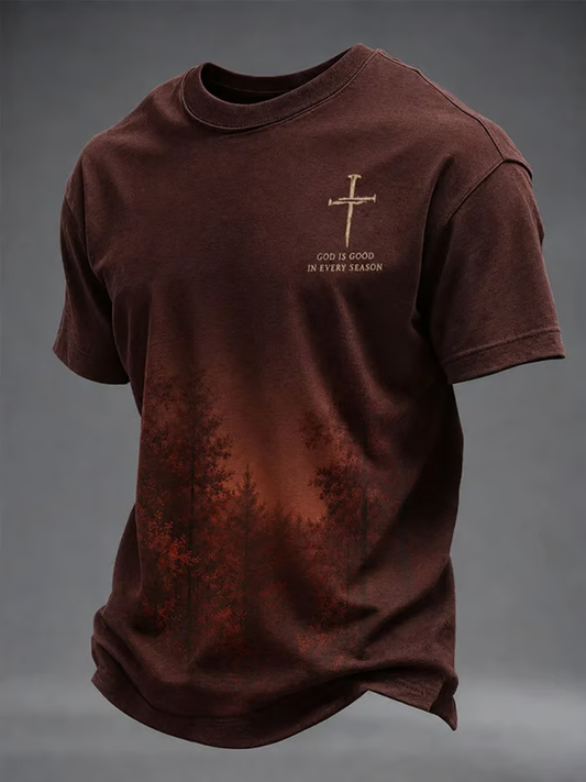 Men's Retro Faith short sleeves t-shirt