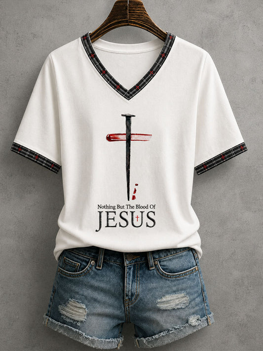 Women's Nothing But The Blood Of Jesus T-shirt