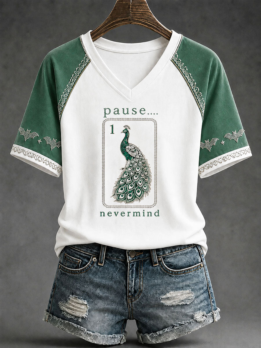 Women's Mahjong Halloween Casual T-Shirt