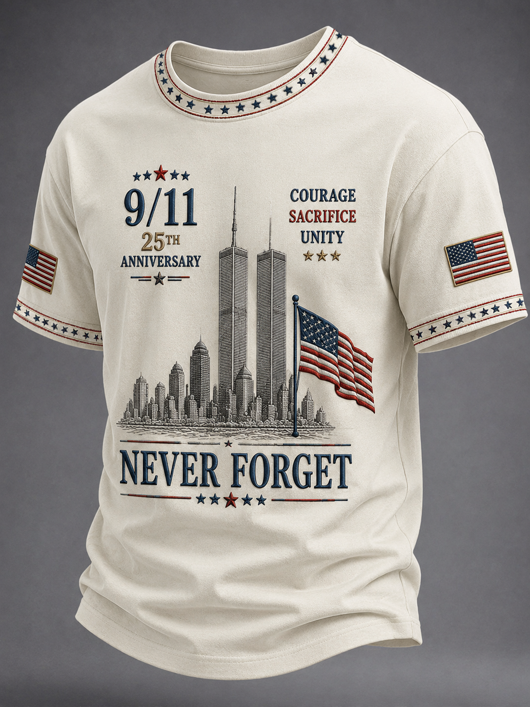 Men's American Patriot Day Short Sleeves T-shirt