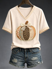 Women's Fall Pumpkin T-Shirt