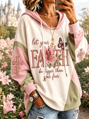 Women's "Let your faith be bigger than your fear" hoodies