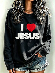 Women's I Love Jesus Sweatshirt