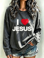 Women's I Love Jesus Sweatshirt
