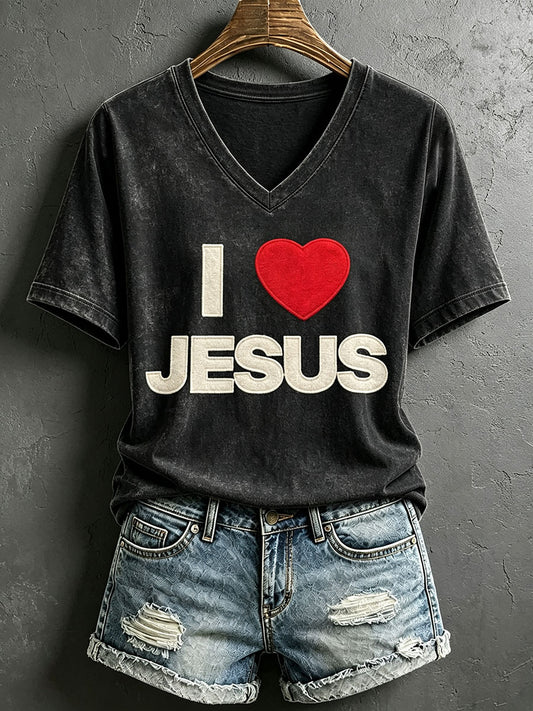 Women's I Love Jesus T-shirt