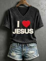 Women's I Love Jesus T-shirt