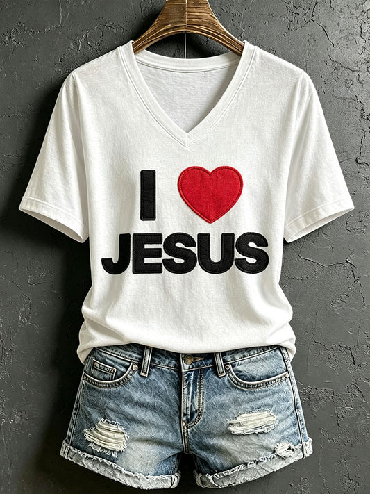 Women's I Love Jesus T-shirt
