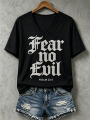 Women's Fear No Evil Short-sleeved T-shirt
