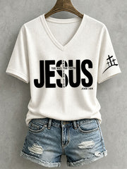 Women's Jesus The Way The Truth And The Life Waffle Top