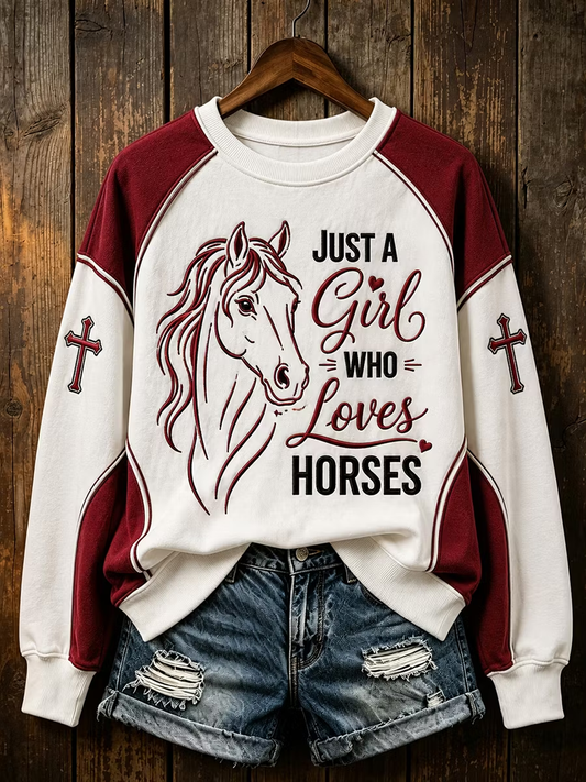 Women's Riding Forward On Faith Regular Sweatshirt