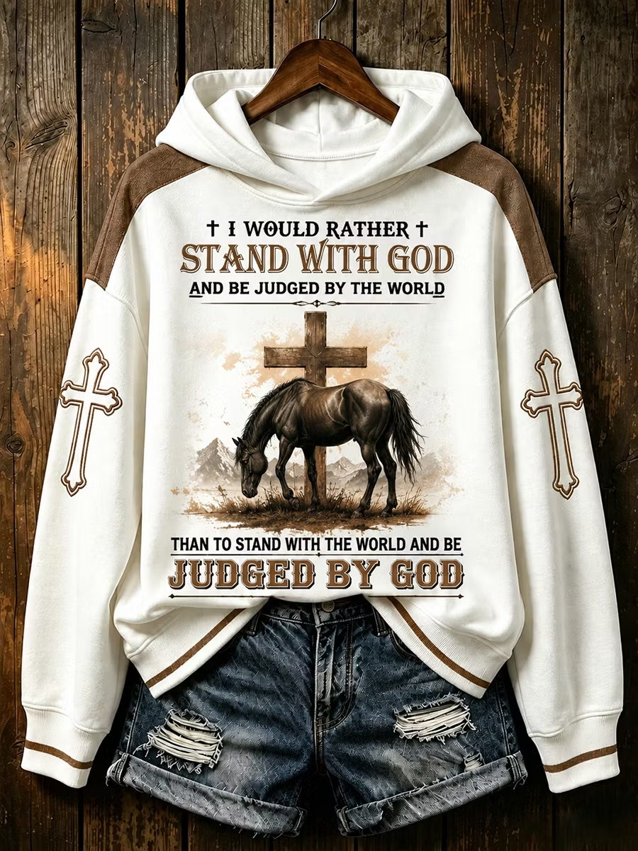 Women's Riding Forward On Faith Regular Sweatshirt