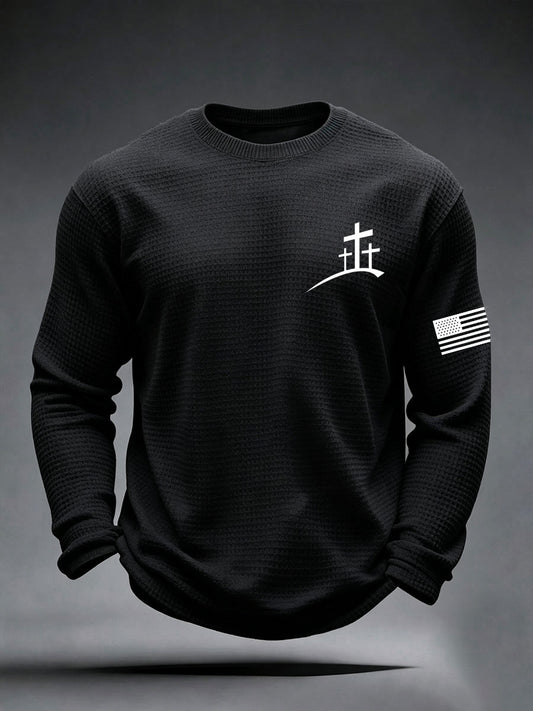 Men's Faith Cross Waffle Top