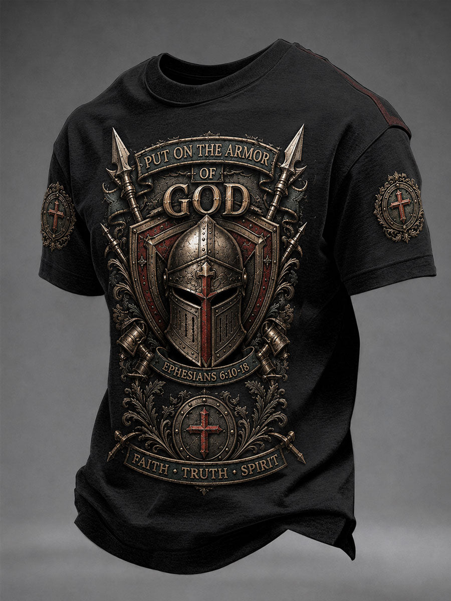 Men's Christian Armor of God Short Sleeve T-Shirt