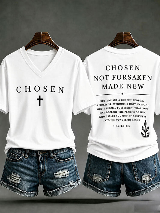 Women's Chosen Print Casual T-Shirt