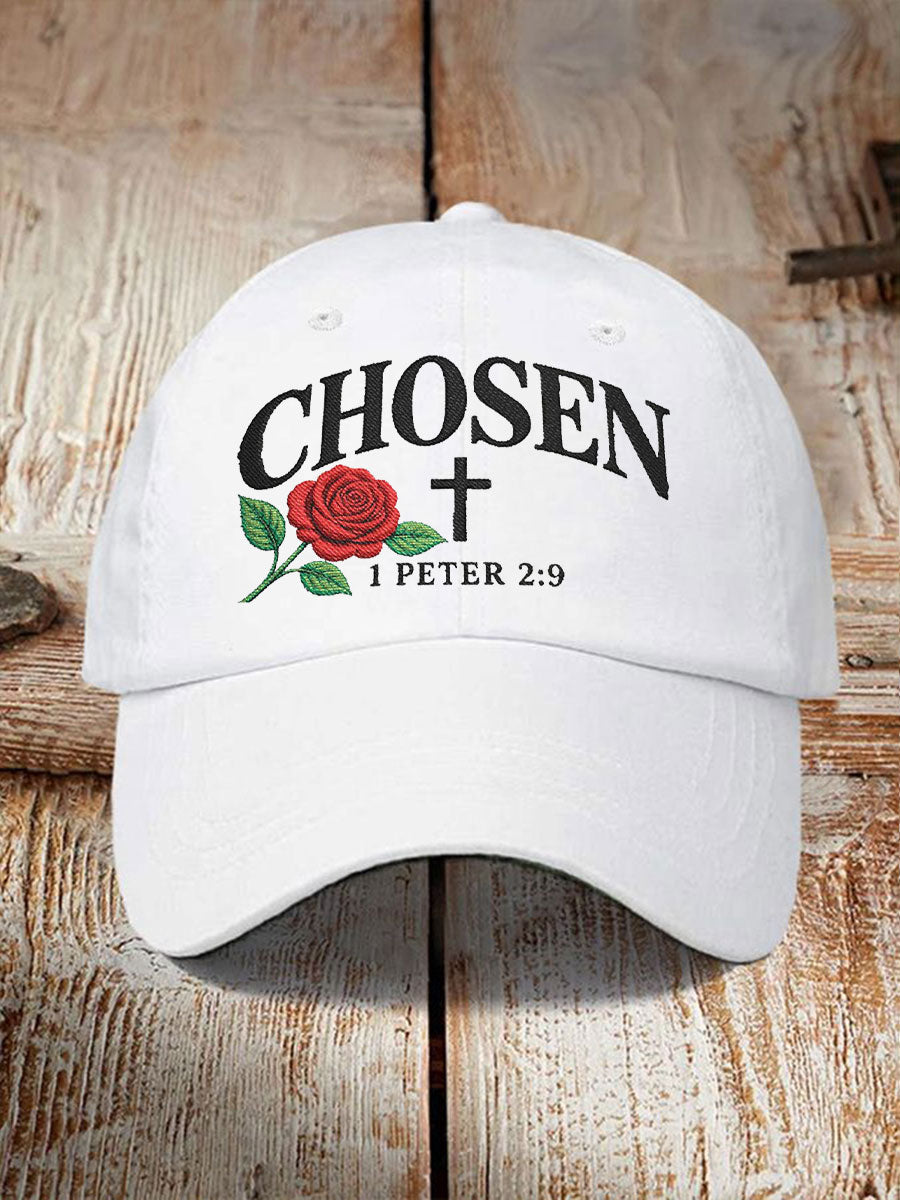 Chosen Rose Printed Casual Unisex Hat
