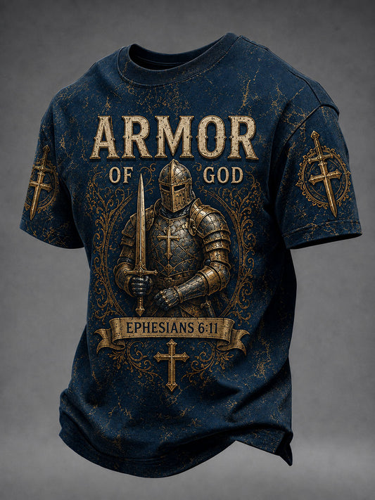 Men's Christian ARMOR OF GOD EPHESIANS 6:11 Short-Sleeve T-Shirt