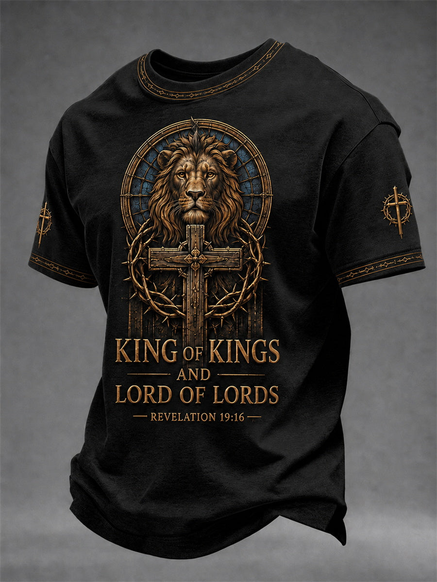 Men's Christian King of Kingsl Short Sleeve T-Shirt