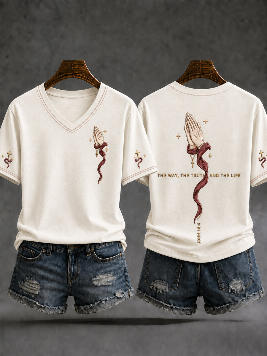 Women's Christian The Way The Truth And The Life Short Sleeve T-shirt