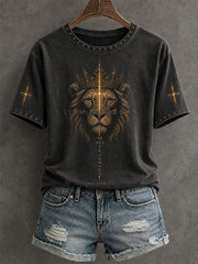 Women's Lion Of Judah He Has Triumphed T-shirt