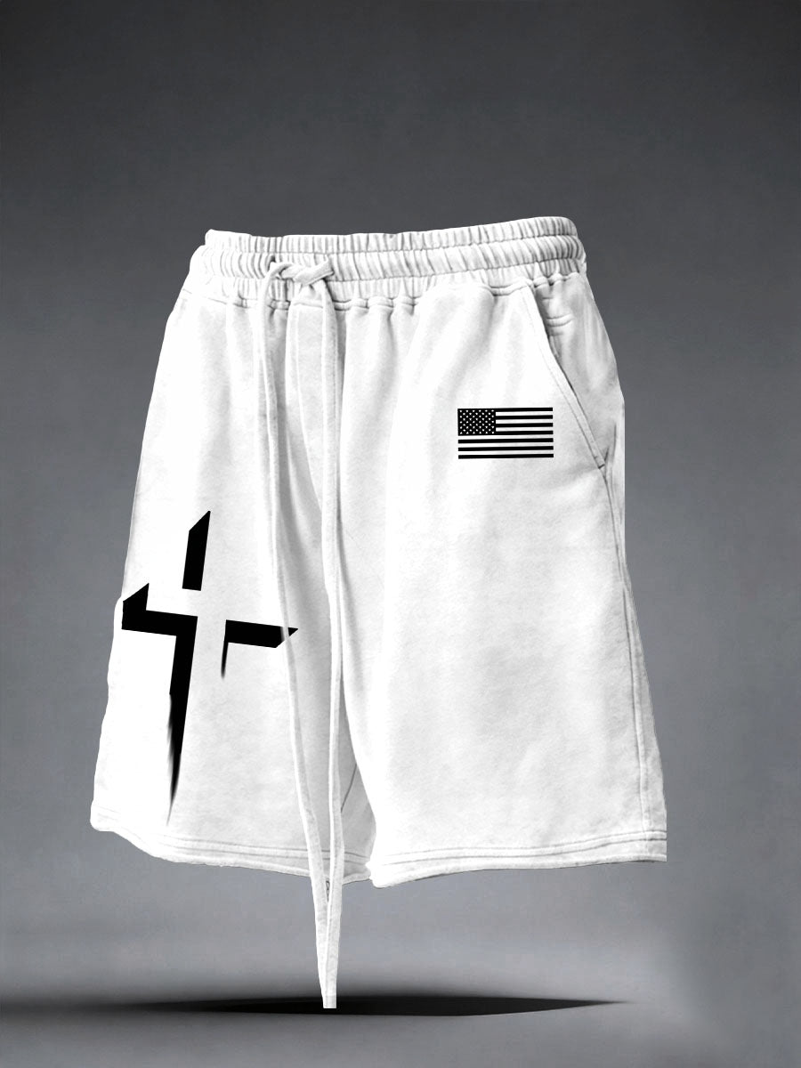 Men's  Faith Cross Shorts