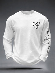 Men's Has Jesus My Back Waffle Top