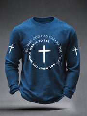 Men's Be Who God Has Called You To Be Not What The World Wants To See Waffle Top