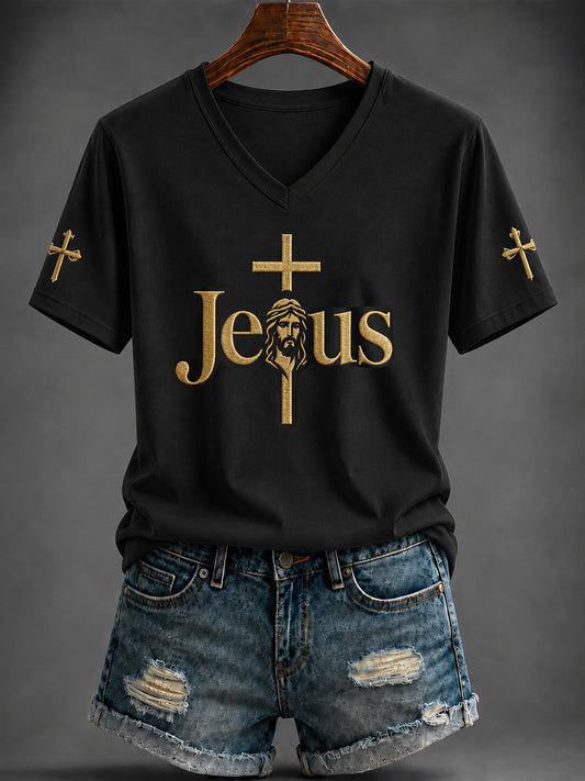 Women's JESUS Printed T-shirt
