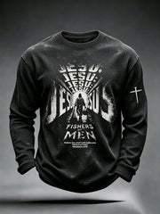 Men's Jesus Fishers Of Men  Waffle Top