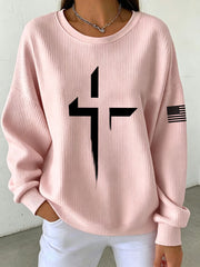 Women's Faith Cross Sweatshirt