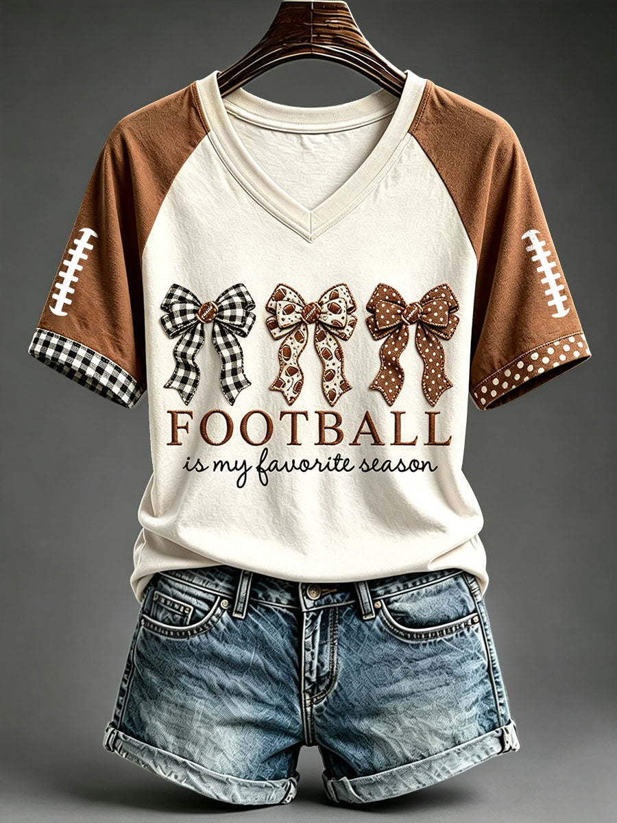 Women's Football Is My Favorite Season T-Shirt