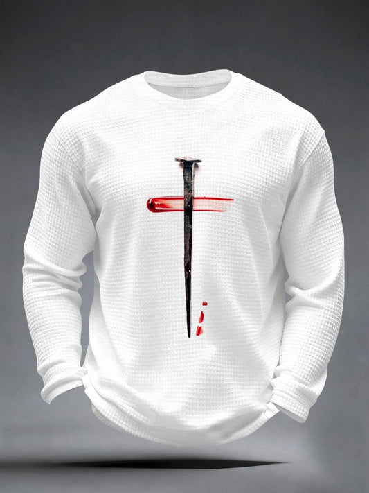 Men's Faith Cross Waffle Top
