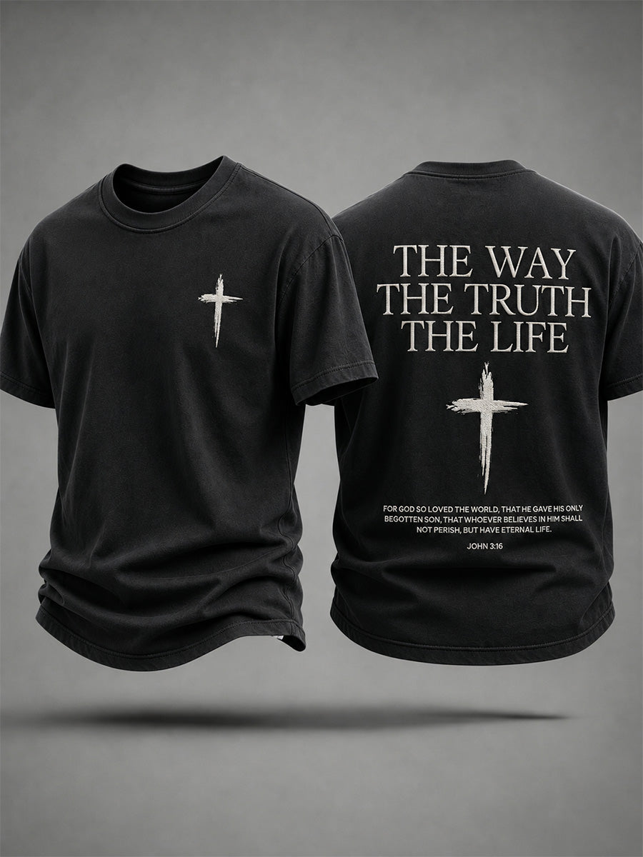 Men's The Way The Truth The Life Print Tee