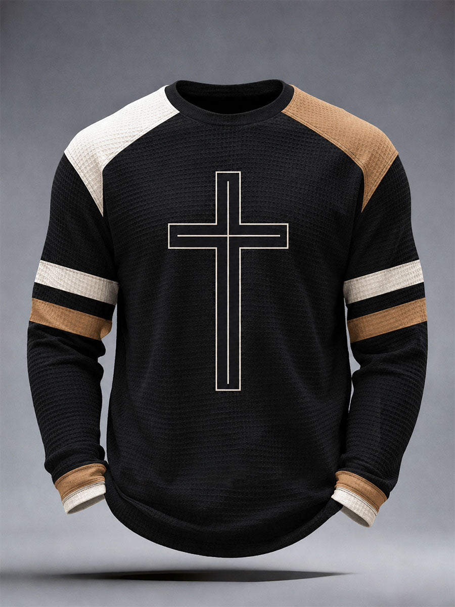 Men's Faith Cross Waffle Top