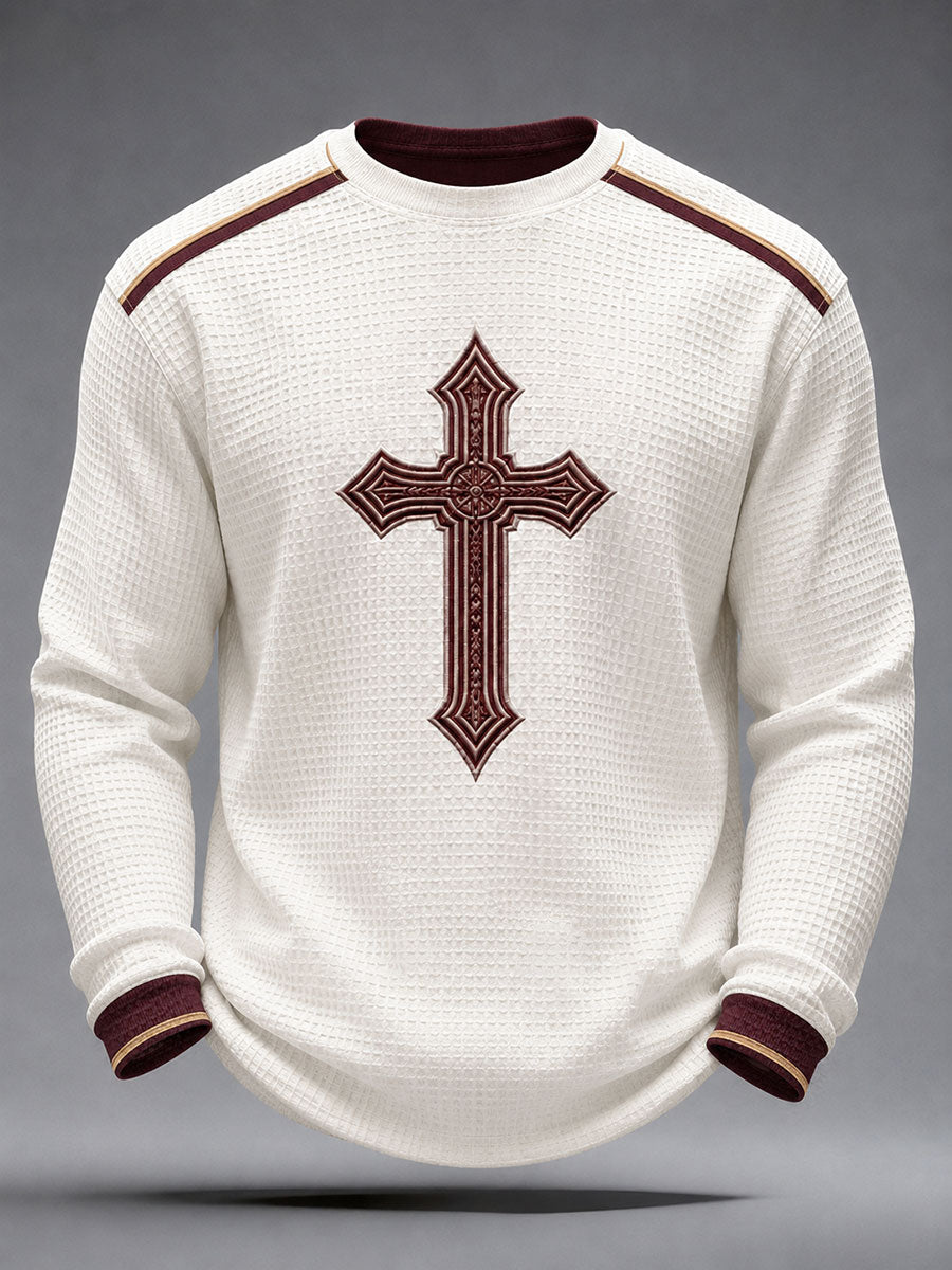 Men's Faith Cross Waffle Top