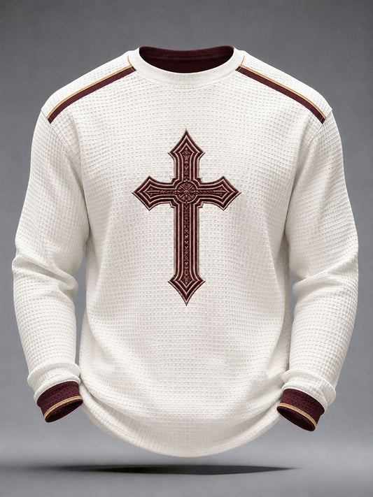 Men's Faith Cross Waffle Top