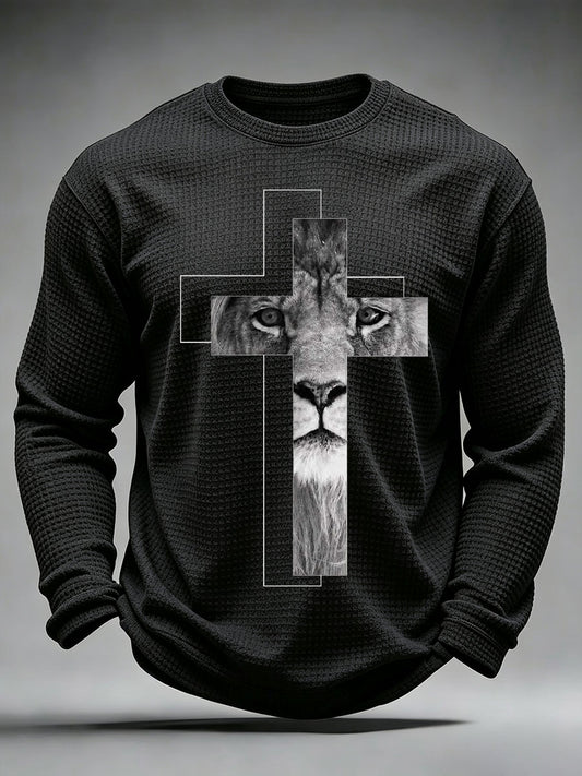 Men's Faith Cross Waffle Top