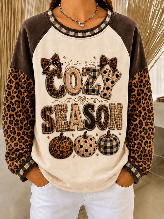 Women's Autumn Pumpkins Sweatshirt
