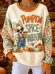 Women's "pumpkin spice hallelujah" sweatshirt