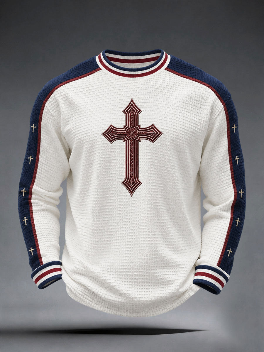Men's Faith Cross Waffle Top