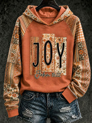 Women's JOY Print Casual Hoodie