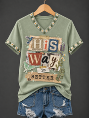 Women's His Way Is Better Short-sleeved T-shirt