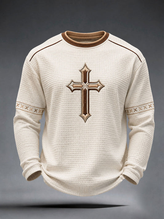 Men's Faith Cross Waffle Top