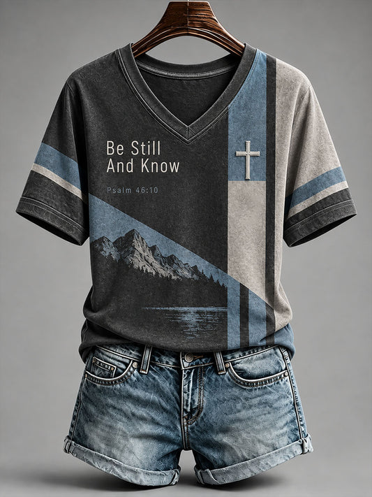 Women's Be Still And Know T-shirt