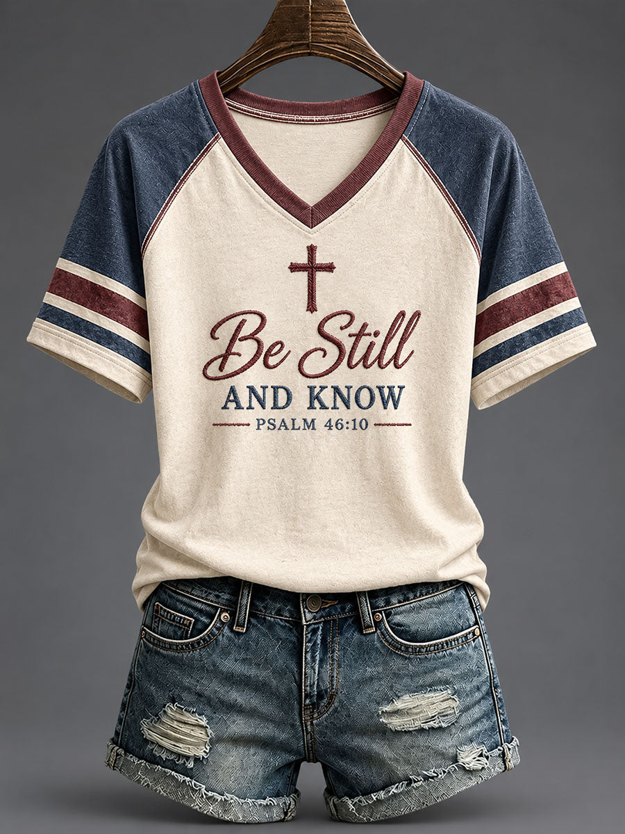 Women's Be Still And Know T-shirt